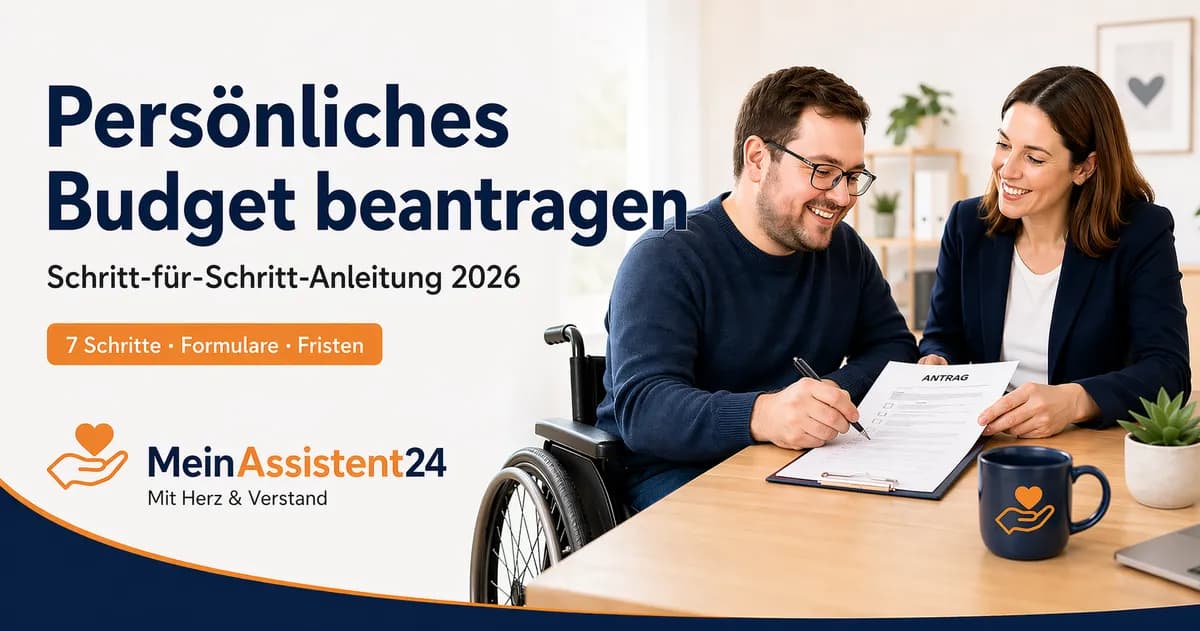Persönliches Budget beantragen: Schritt-für-Schritt-Anleitung (Stand 2026